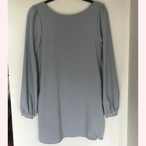 Long sleeve cocktail dress